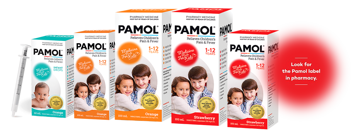 Pamol product range